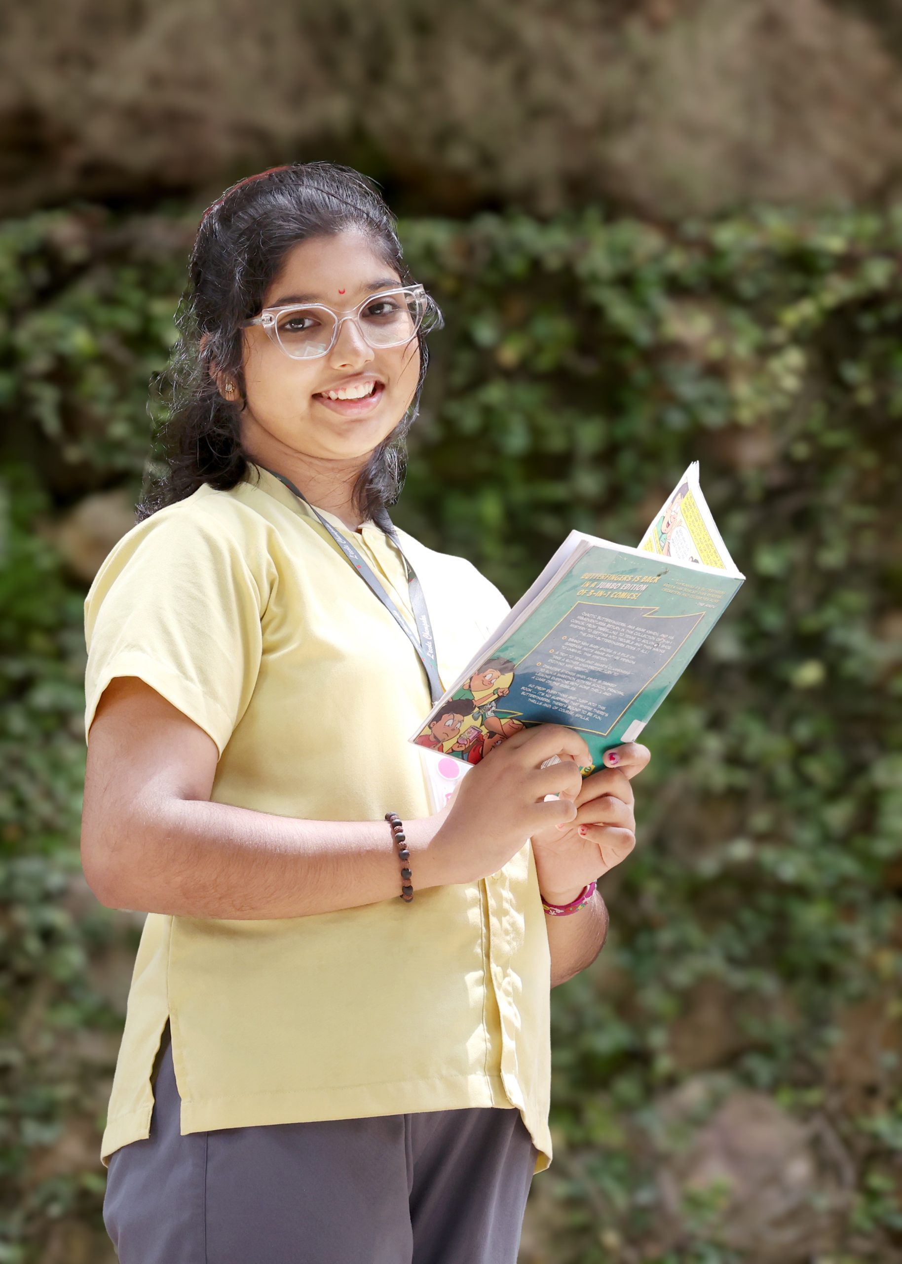 Student engaged in learning
